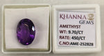 Load image into Gallery viewer, 9.70/CT Natural Amethyst Gemstone with Govt. Lab Certificate