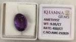 Load image into Gallery viewer, 9.05/CT Natural Amethyst Gemstone with Govt. Lab Certificate