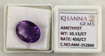 Load image into Gallery viewer, 10.15/CT Natural Amethyst Gemstone of Premium Quality with Govt. Lab Certificate