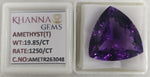 Load image into Gallery viewer, 19.85/CT Natural Amethyst Gemstone with Govt. Lab Certificate