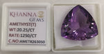 Load image into Gallery viewer, 20.25/CT Natural Amethyst Gemstone with Govt. Lab Certificate