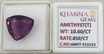 Load image into Gallery viewer, 10.60/CT Natural Amethyst Gemstone with Govt. Lab Certificate-AMET515153