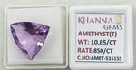 Load image into Gallery viewer, 10.85/CT Natural Amethyst Gemstone with Govt. Lab Certificate-AMET515155