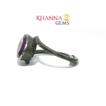 Load image into Gallery viewer, 4.44/GM AMETHYST ANTIC RING Earrings - G0635