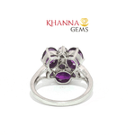 Load image into Gallery viewer, 3.83/GM AMETHYST RING Earrings - G0526