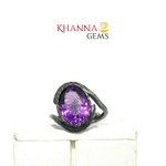 Load image into Gallery viewer, 4.43/GM AMETHYST RING Earrings - G0639