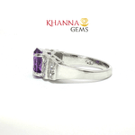 Load image into Gallery viewer, 4.59/GM AMETHYST ZIRCON RING Earrings - G0524