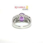 Load image into Gallery viewer, 4.59/GM AMETHYST ZIRCON RING Earrings - G0524