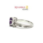 Load image into Gallery viewer, 4.27/GM AMETHYST ZIRCON RING Earrings - G0503