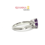 Load image into Gallery viewer, 4.27/GM AMETHYST ZIRCON RING Earrings - G0503