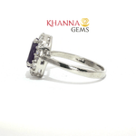 Load image into Gallery viewer, 2.86/GM AMETHYST ZIRCON RING Earrings - G0506