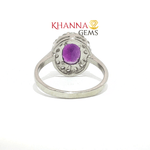 Load image into Gallery viewer, 2.86/GM AMETHYST ZIRCON RING Earrings - G0506