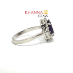 Load image into Gallery viewer, 2.86/GM AMETHYST ZIRCON RING Earrings - G0506