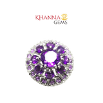 Load image into Gallery viewer, 8.10/GM AMETHYST ZIRCON RING Earrings - G0508