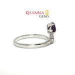 Load image into Gallery viewer, 2.23/GM AMETHYST ZIRCON RING Earrings - G0521