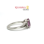 Load image into Gallery viewer, 2.78/GM AMETHYST ZIRCON RING Earrings - G0519
