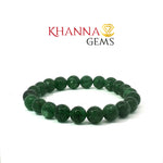 Load image into Gallery viewer, Natural Aventurine Quartz Bracelet (Dark Green)