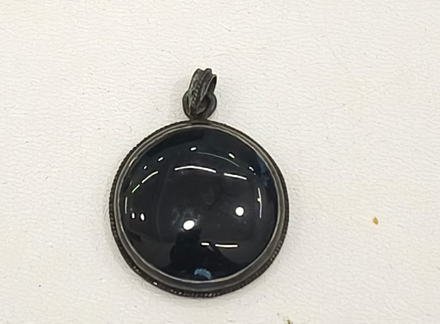 12.00/GM BLACK STAR RAJWARA SILVER PENDANT (525.00)