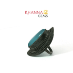 Load image into Gallery viewer, 12.58/GM BLUE CHALCDONY RING Earrings - G0556