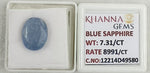 Load image into Gallery viewer, 7.31/CT Natural Blue Sapphire with Govt Lab Certificate-12214D49580
