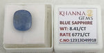 Load image into Gallery viewer, 8.41/CT Natural Blue Sapphire with Govt Lab Certificate-12313D49918