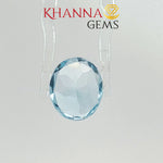Load image into Gallery viewer, 5.16/CT Natural Blue Topaz Stone with Govt Lab Certificate-124657