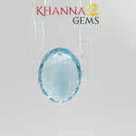 Load image into Gallery viewer, 7.67/CT Natural Blue Topaz Stone with Govt Lab Certificate-4079D14668
