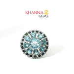 Load image into Gallery viewer, 8.71/GM BLUE SAPHHIRE RING Earrings - G0628