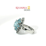 Load image into Gallery viewer, 8.71/GM BLUE SAPHHIRE RING Earrings - G0628