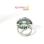 Load image into Gallery viewer, 8.71/GM BLUE SAPHHIRE RING Earrings - G0628