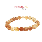 Load image into Gallery viewer, Premium Citrine 8MM Round Gemstone Beads - NOO6005