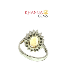 Load image into Gallery viewer, 3.64/GM CITRINE ZIRCON RING Earrings - G06533