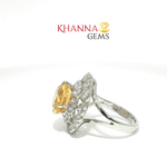 Load image into Gallery viewer, 5.48/GM CITRINE ZIRCON RING Earrings - G0535