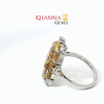 Load image into Gallery viewer, 6.73/GM CITRINE ZIRCON RING Earrings - G0537
