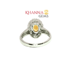 Load image into Gallery viewer, 4.68/GM CITRINE ZIRCON RING Earrings - G0543