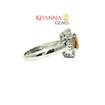 Load image into Gallery viewer, 4.68/GM CITRINE ZIRCON RING Earrings - G0543