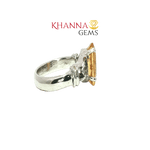 Load image into Gallery viewer, 4.62/GM CITRINE ZIRCON RING Earrings - G0546