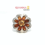 Load image into Gallery viewer, 7.81/GM CITRINE ZIRCON RING Earrings - G0549