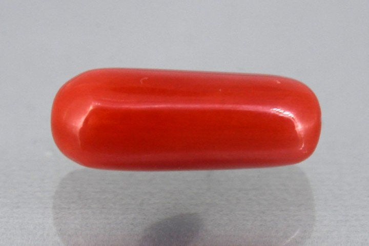 7.86 Ratti Natural Red Coral With Govt. Lab Certificate