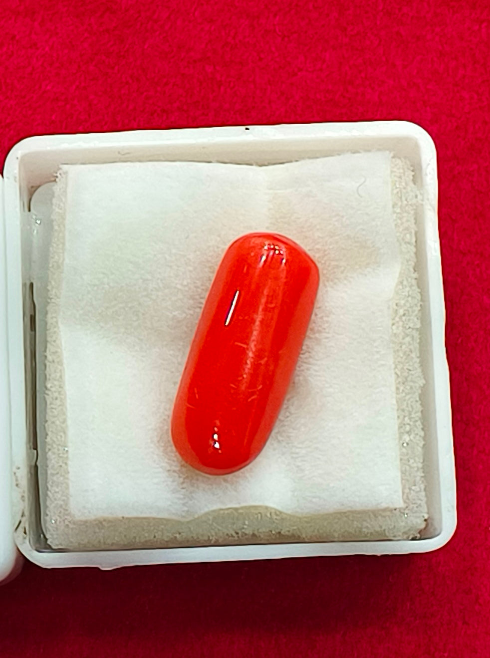 6.68/CT Natural Red Coral With Govt. Lab Certificate-7802S174587