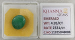 Load image into Gallery viewer, 4.95/CT Natural Panna Stone with Govt. Lab Certificate-11925D48088