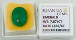 Load image into Gallery viewer, 7.57/CT Natural Panna Stone with Govt. Lab Certificate-12313D49919