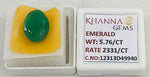 Load image into Gallery viewer, 5.76/CT Natural Panna Stone with Govt. Lab Certificate-12313D49940