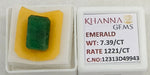 Load image into Gallery viewer, 7.39/CT Natural Panna Stone with Govt. Lab Certificate-12313D49943