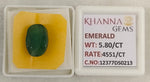 Load image into Gallery viewer, 5.8/CT Natural Panna Stone with Govt. Lab Certificate-12377D50213