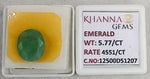 Load image into Gallery viewer, 5.77/CT Natural Panna Stone with Govt. Lab Certificate-12500D51207