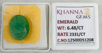 Load image into Gallery viewer, 6.48/CT Natural Panna Stone with Govt. Lab Certificate-12500D51208