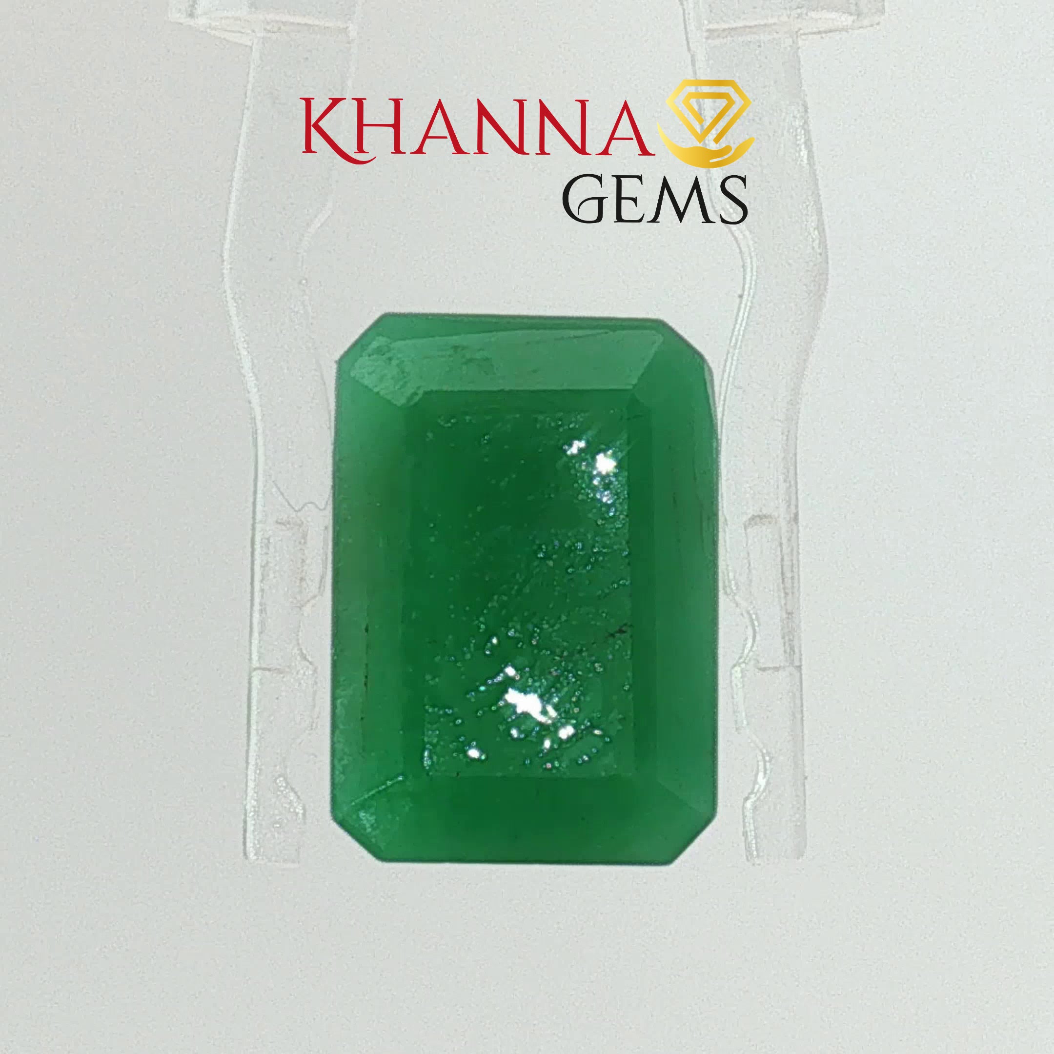 8.47/CT Natural Panna Stone with Govt. Lab Certificate-13108D53930