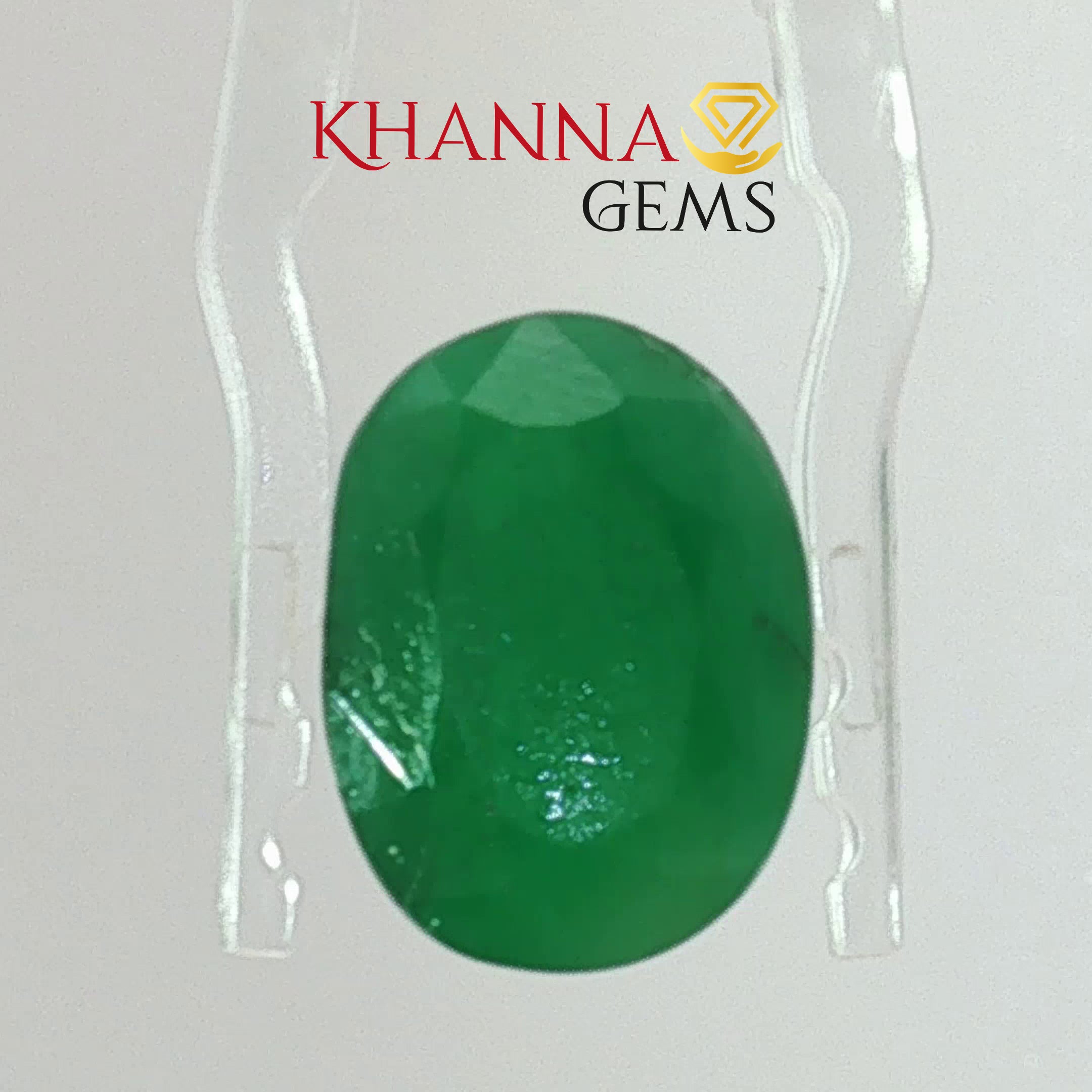 8.17/CT Natural Panna Stone with Govt. Lab Certificate-13108D53942