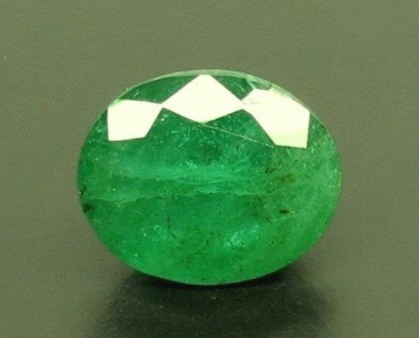 5.81/CT Natural Panna Stone with Govt. Lab Certificate